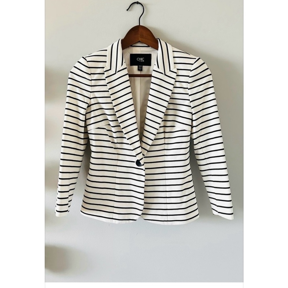 NWOT Jacob stripped blazer in XS